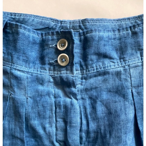 NWT Auth 120% LINO linen SHORTS/ Bermuda shorts sz S/6-8/ US-42 ITALY - Picture 7 of 15